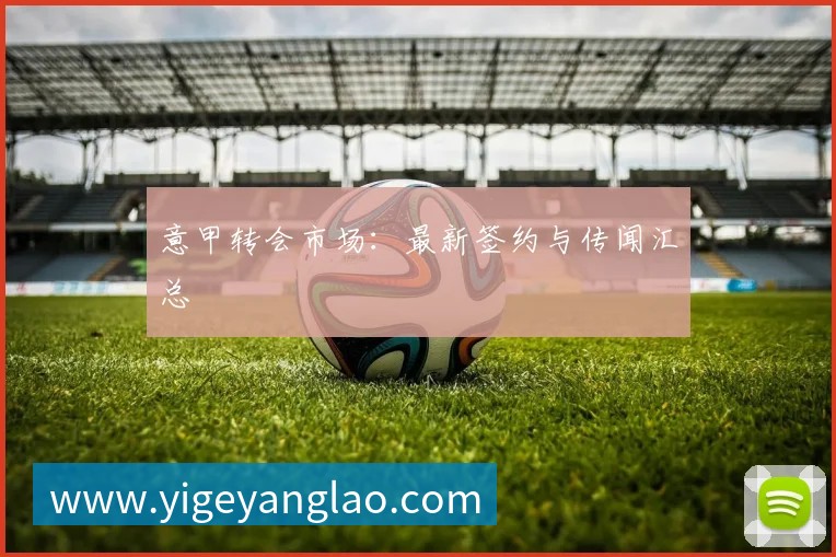 意甲转会市场:最新签约与传闻汇总